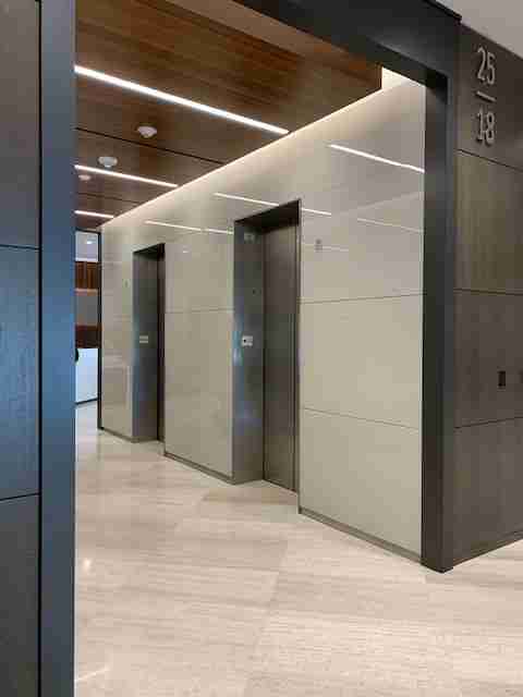 Elevator lobby Sage Plaza 2